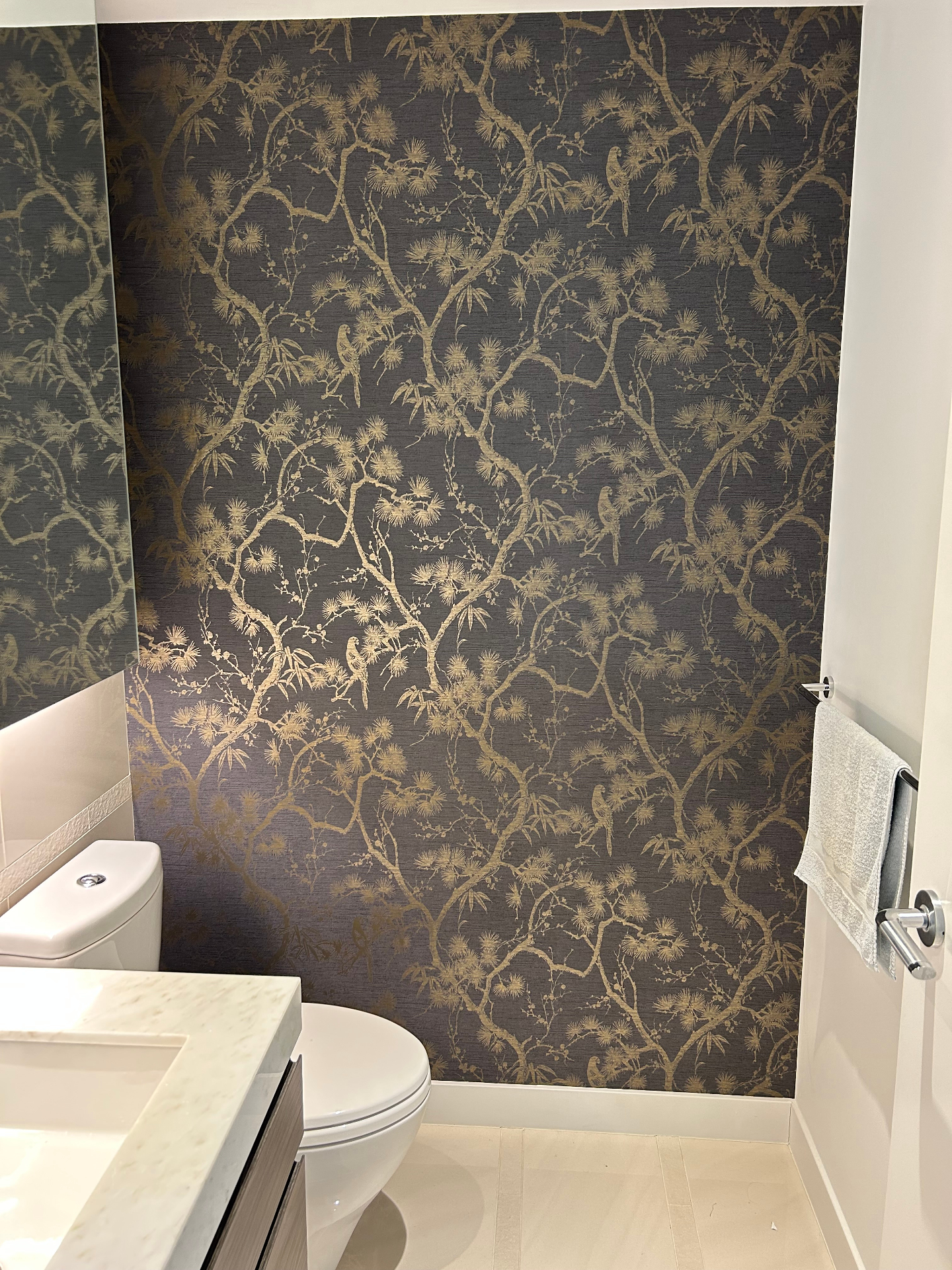 Downtown Condo Powder Room